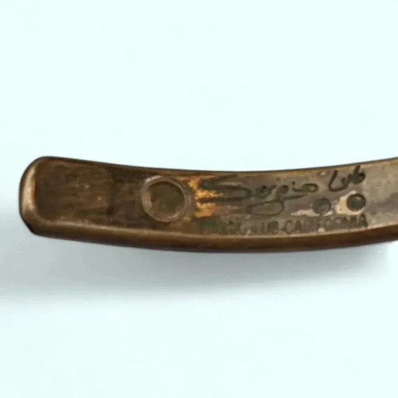 Vintage Sergio Lub Hammered Copper Open Bangle - Picture 4 of 5
